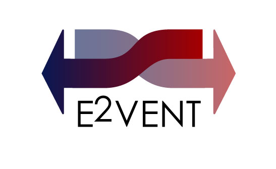 Logo projektu E2VENT NBK